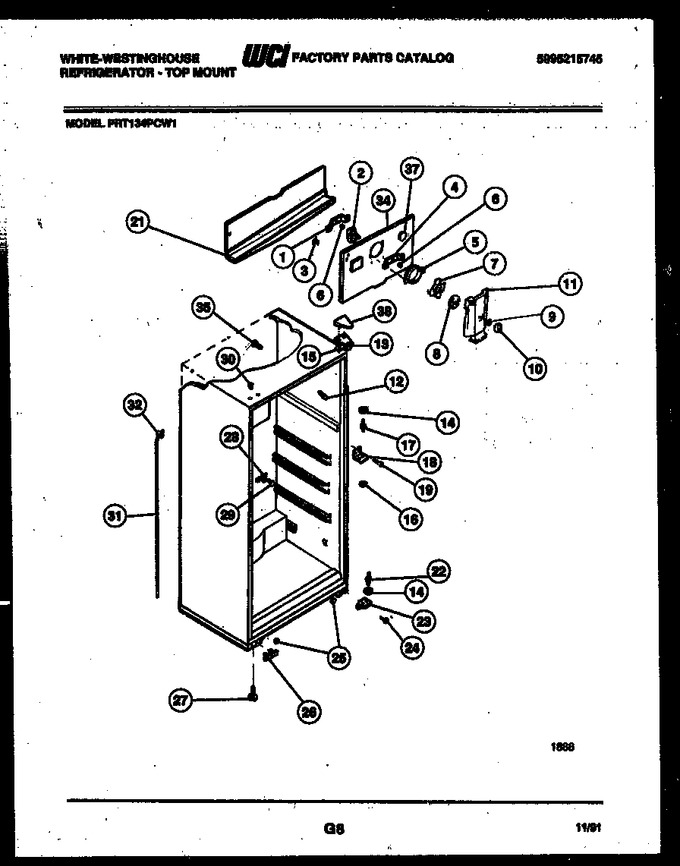 Diagram for PRT134PCW1