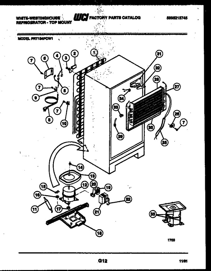 Diagram for PRT134PCD1