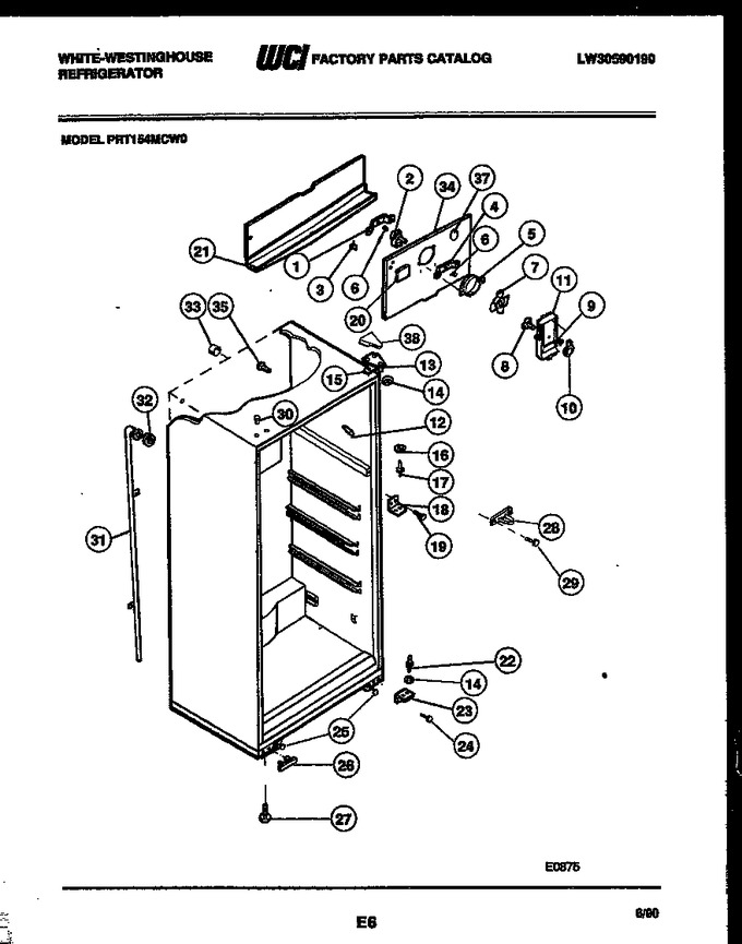 Diagram for PRT154MCW0