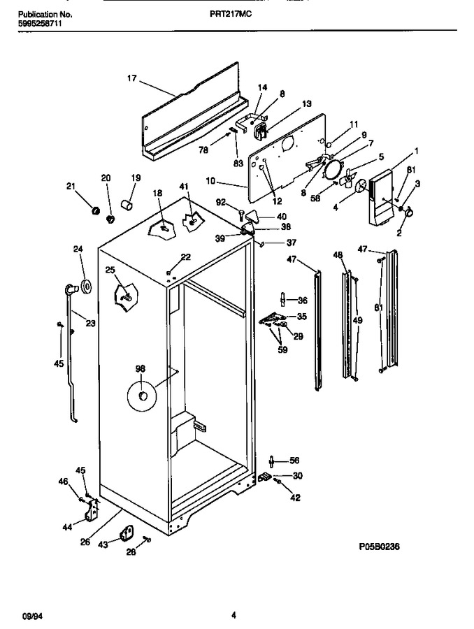Diagram for PRT215MCW5