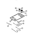 Diagram for 03 - Cook Top, Surface Units, Drip Pans,