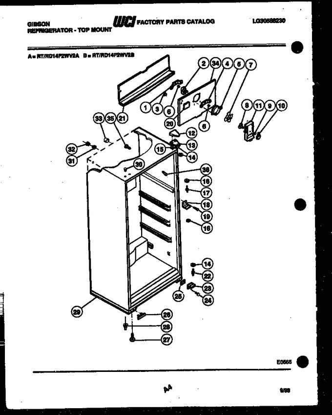 Diagram for RT14F2WV2B