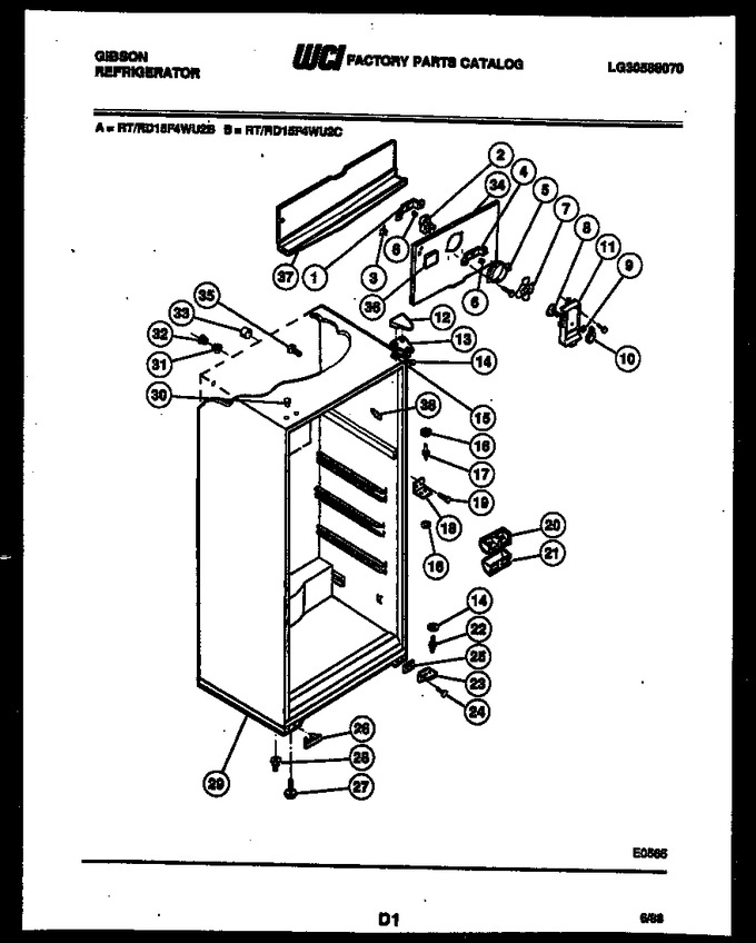 Diagram for RD15F4WU2C