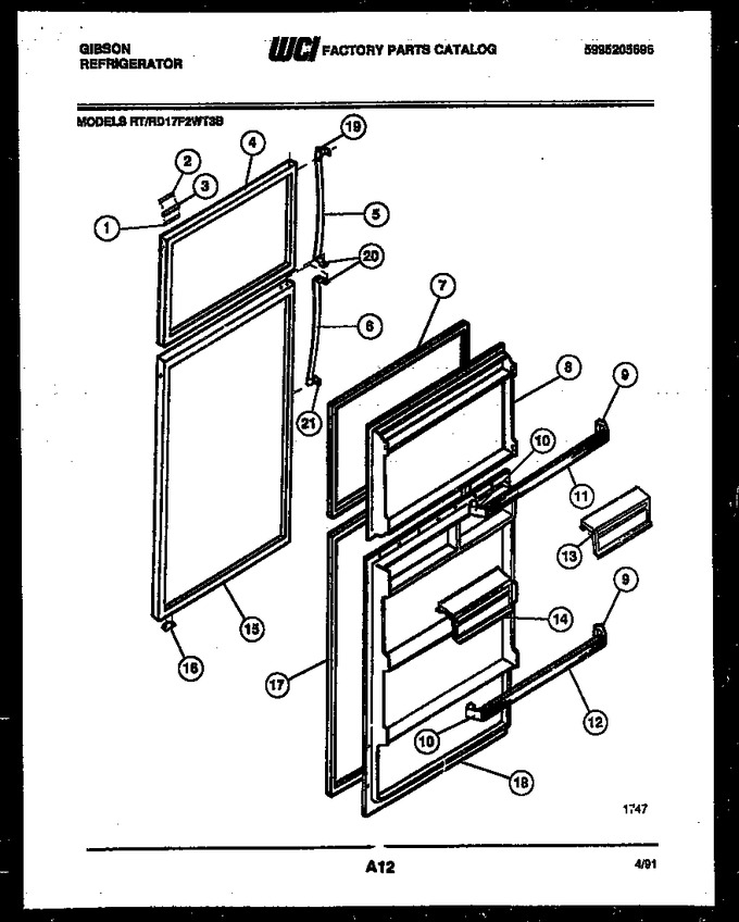 Diagram for RD17F2WT3B