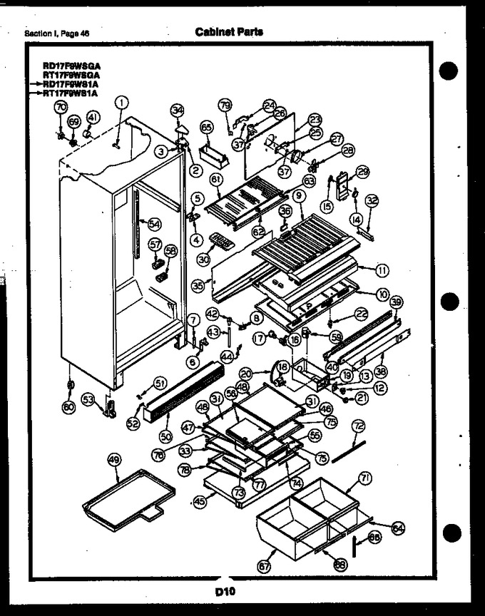 Diagram for RT17F9WSGA