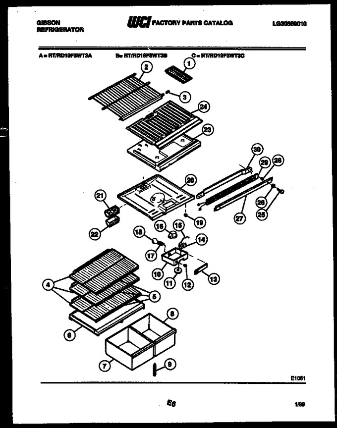 Diagram for RD19F3WT3B