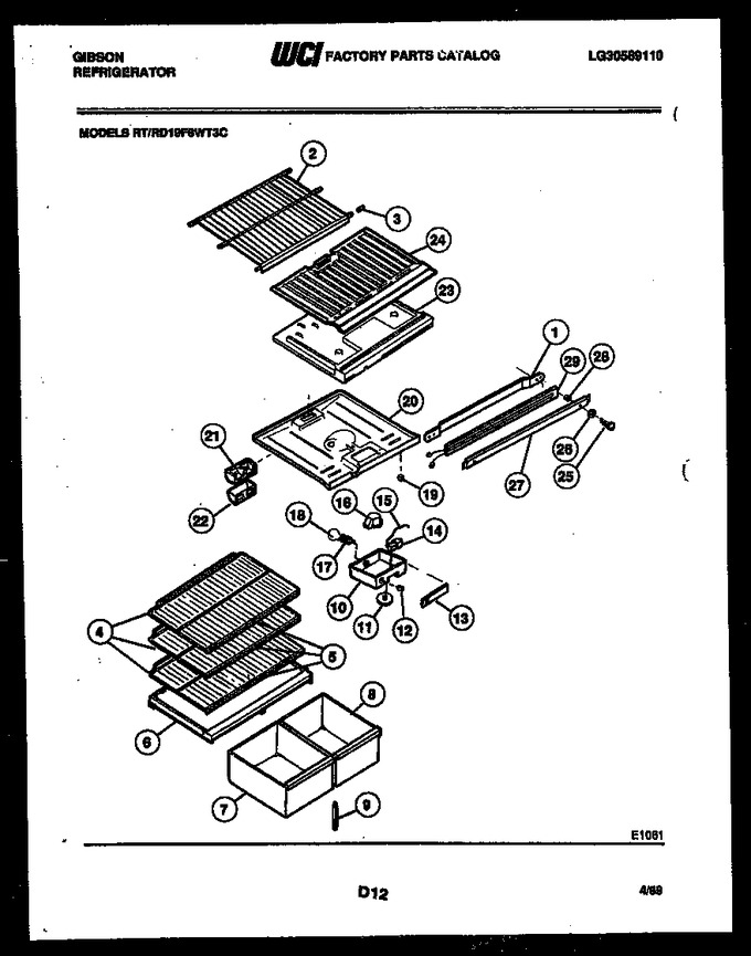 Diagram for RD19F8WT3C