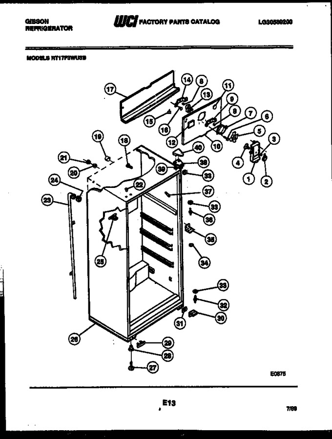 Diagram for RD19F8WU3A