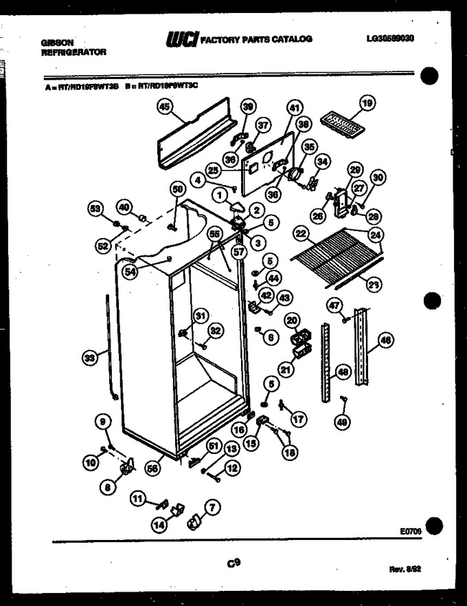 Diagram for RD19F9WT3B