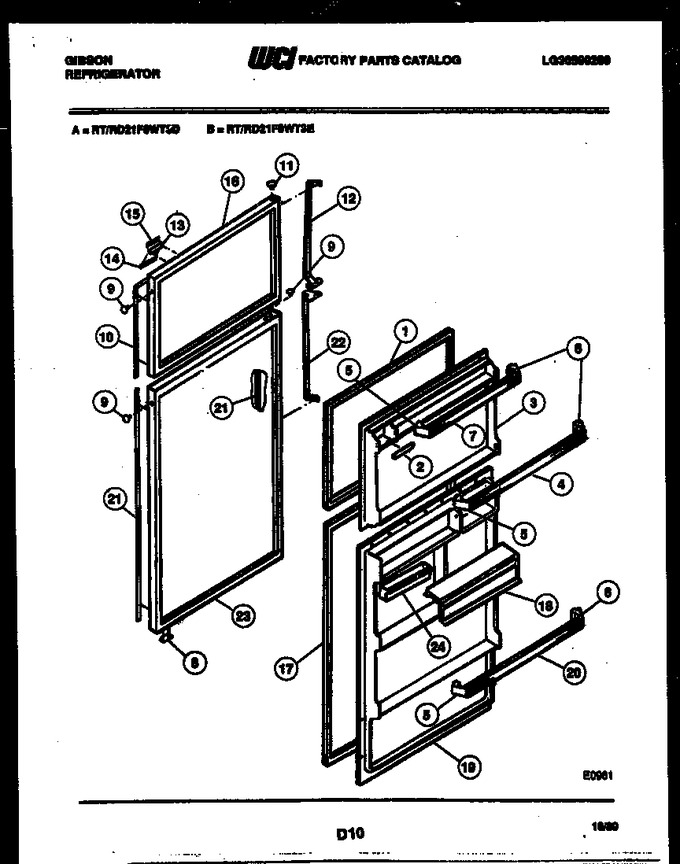 Diagram for RD21F9WT3D