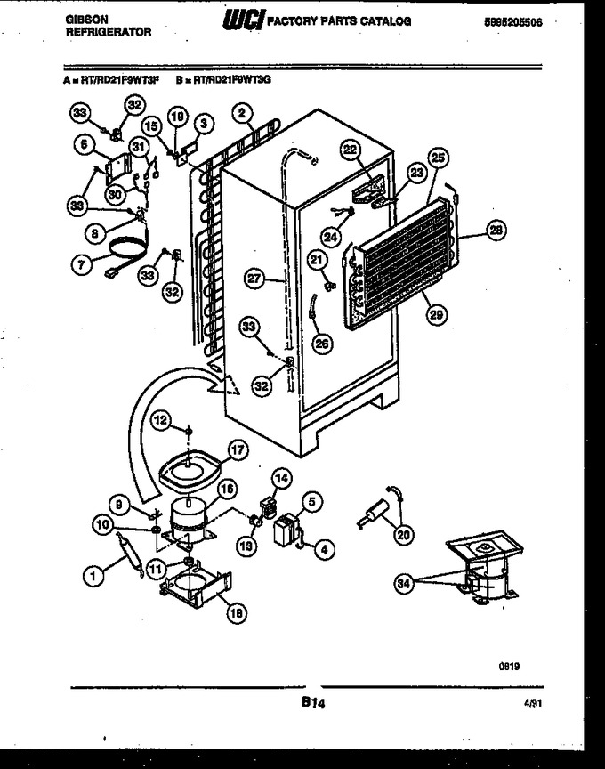Diagram for RD21F9WT3F