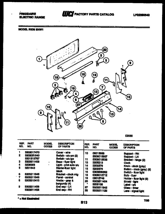 Diagram for RE36BNW1