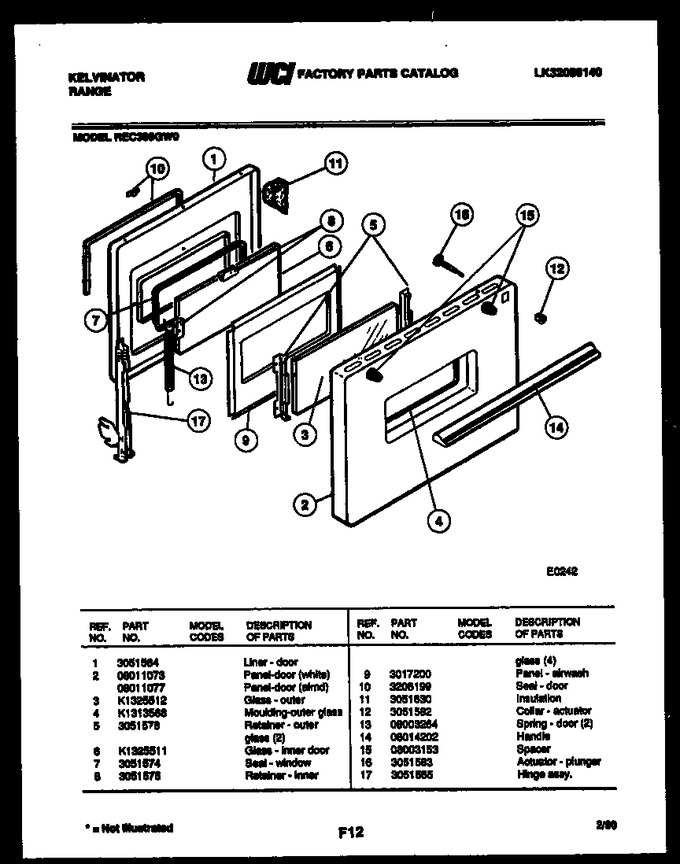 Diagram for REC306GW0