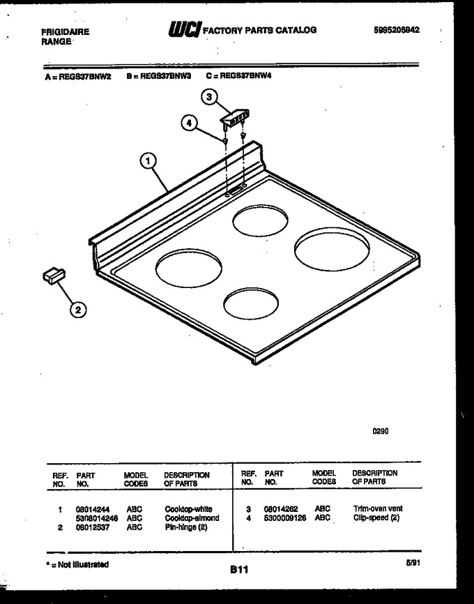 Diagram for REGS37BNW3