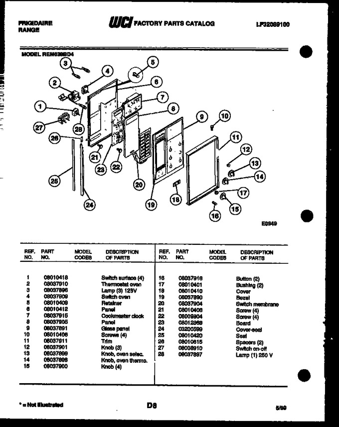 Diagram for REM638BDW4