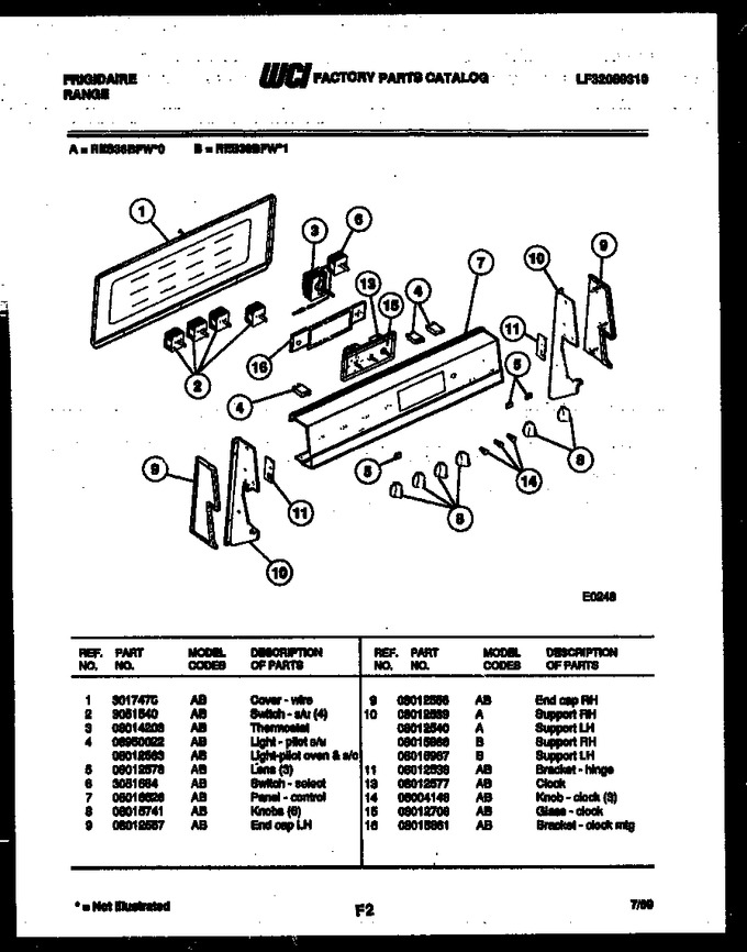 Diagram for RES36BFW1