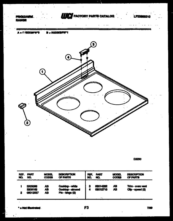 Diagram for RES36BFW1