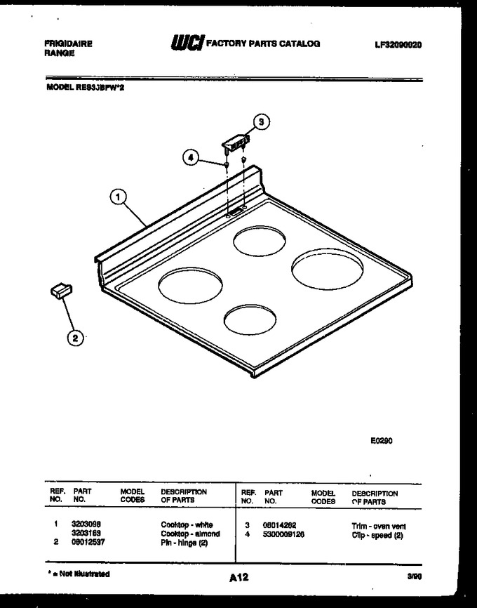Diagram for RES36BFW2