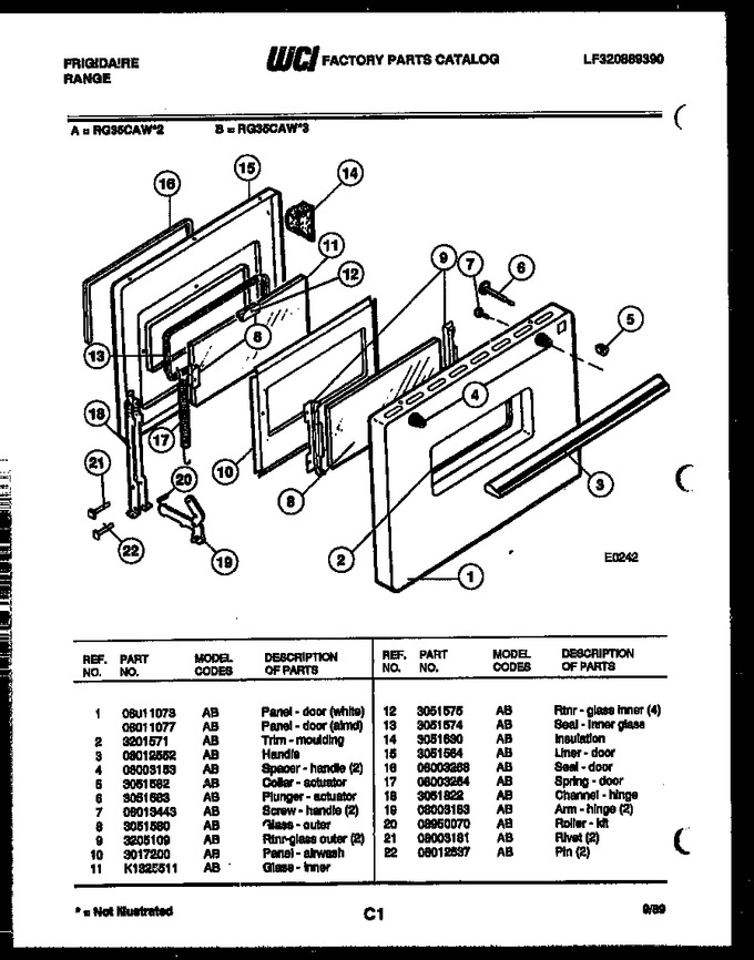 Diagram for RG35CAW3