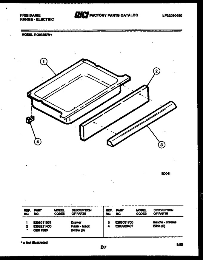 Diagram for RG36BNW1