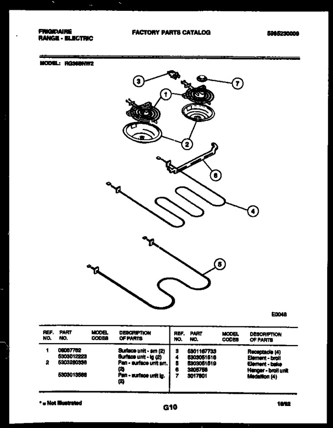 Diagram for RG36BNW2