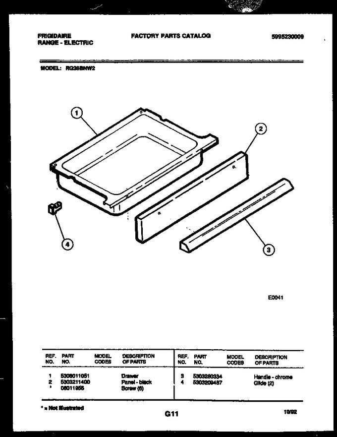 Diagram for RG36BNW2