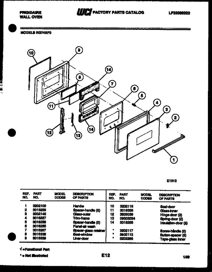 Diagram for RG75BFB0