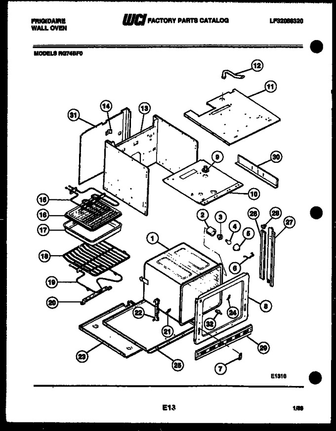 Diagram for RG75BFB0