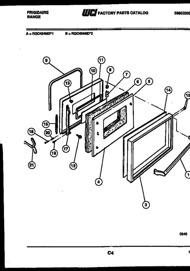 Diagram for RGC434MDW2