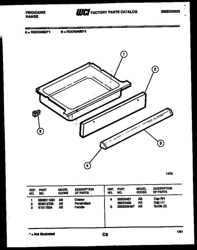 Diagram for RGC434MDW1