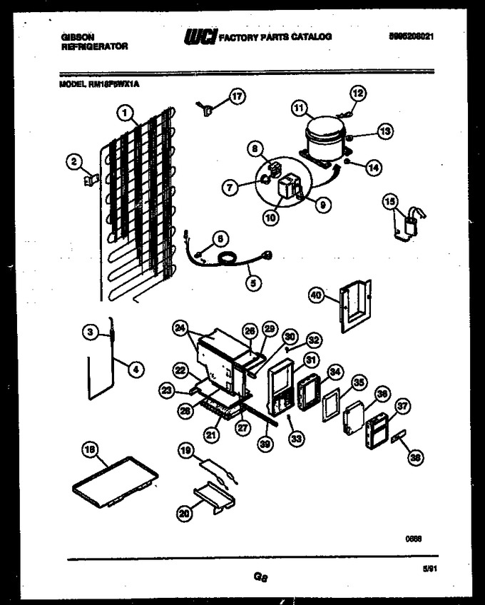 Diagram for RM18F5WX1A