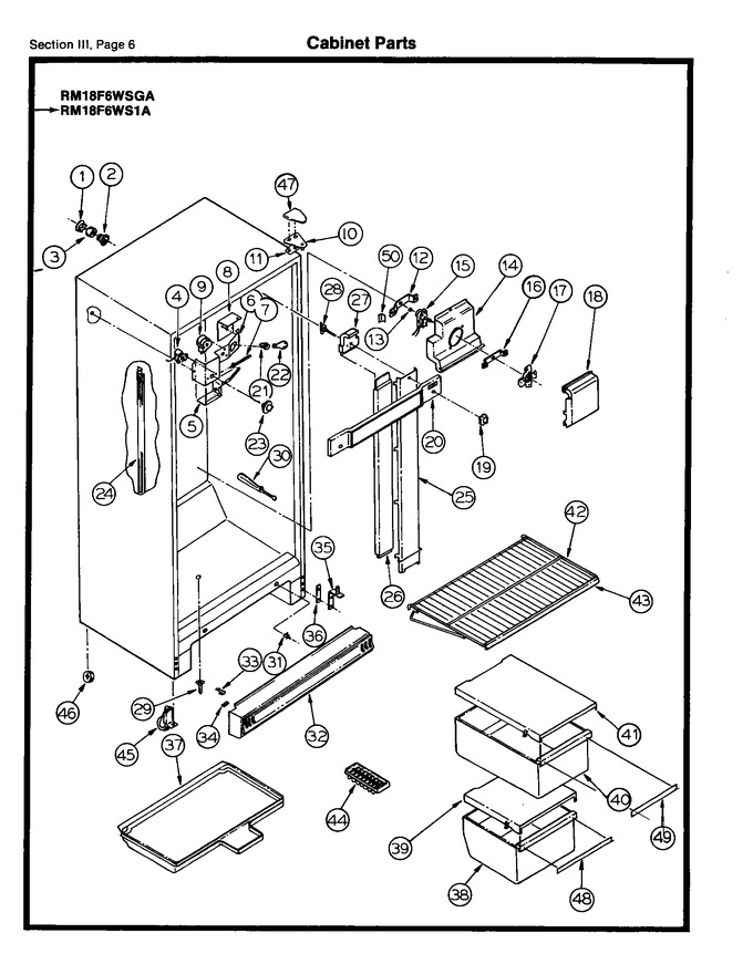 Diagram for RM18F6WS1A