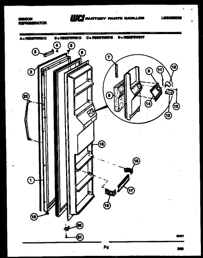 Diagram for RS22F9WS1C