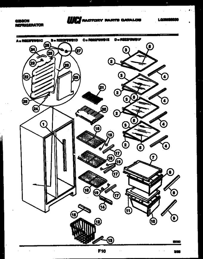 Diagram for RS22F9WS1E