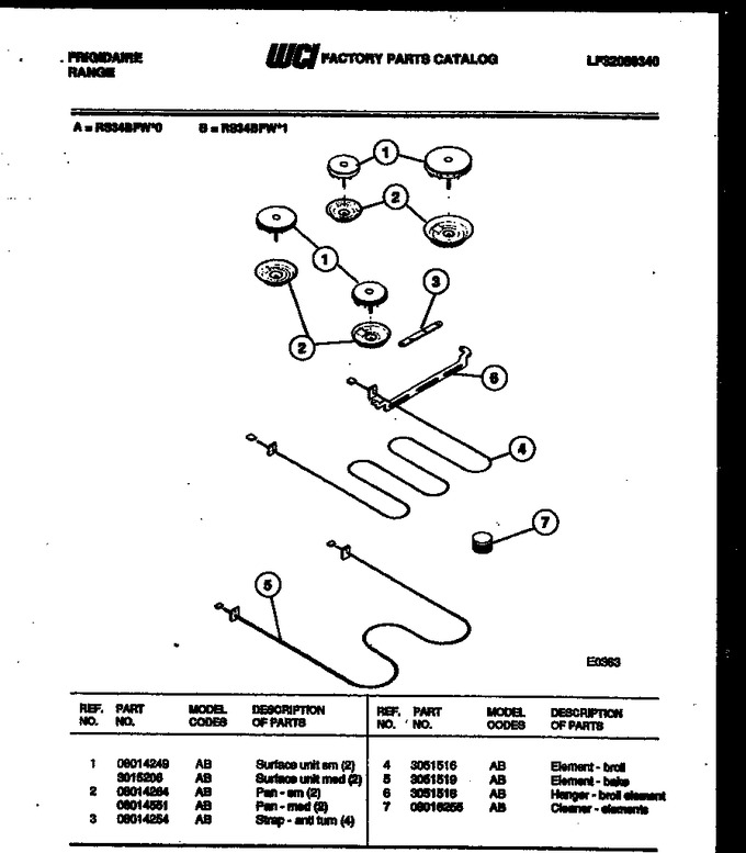 Diagram for RS34BFL0