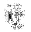 Diagram for 03 - Cabinet, Shelves, Divider, Fan Asse