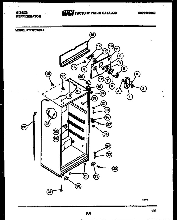 Diagram for RT17F5WX4A