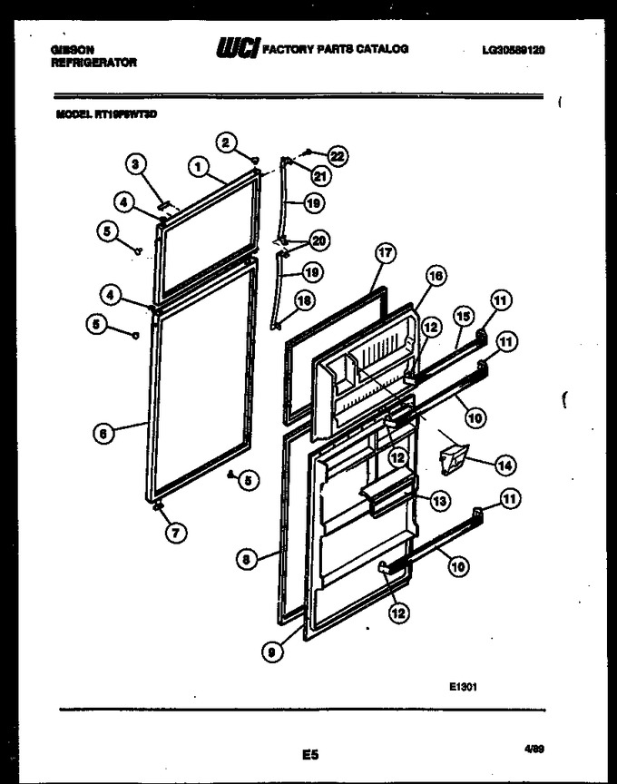 Diagram for RT19F8WT3D