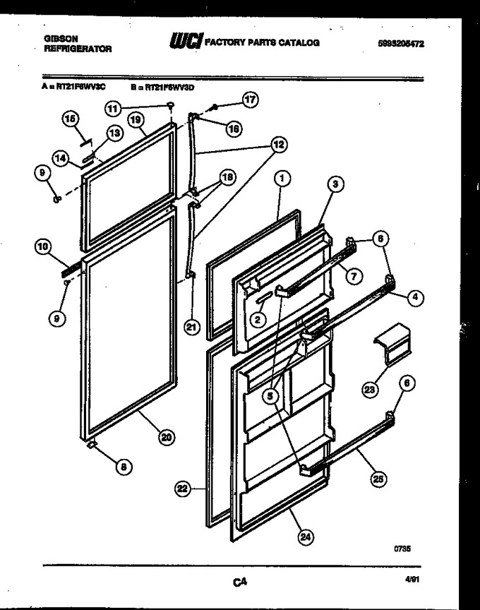 Diagram for RT21F6WV3D