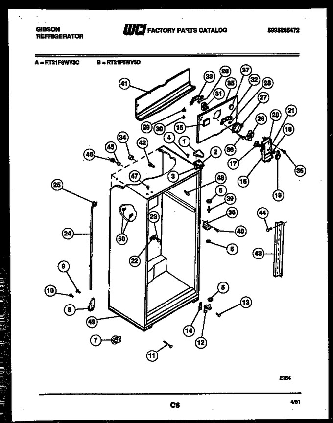 Diagram for RT21F6WV3C