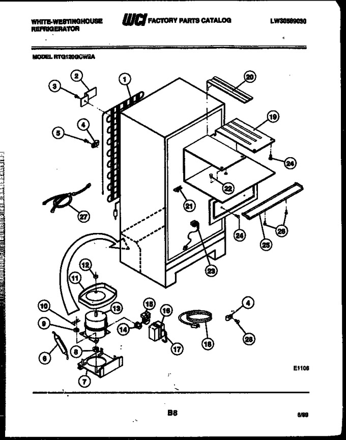 Diagram for RTG120GCW2A