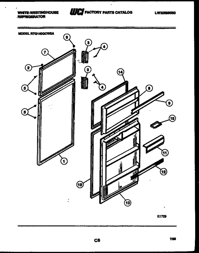 Diagram for RTG140GCW2A