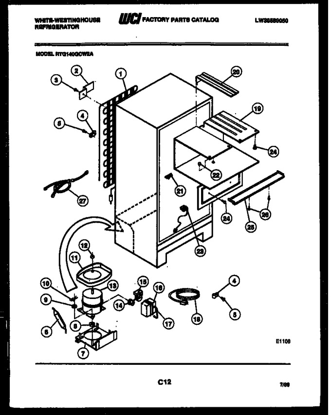 Diagram for RTG140GCW2A