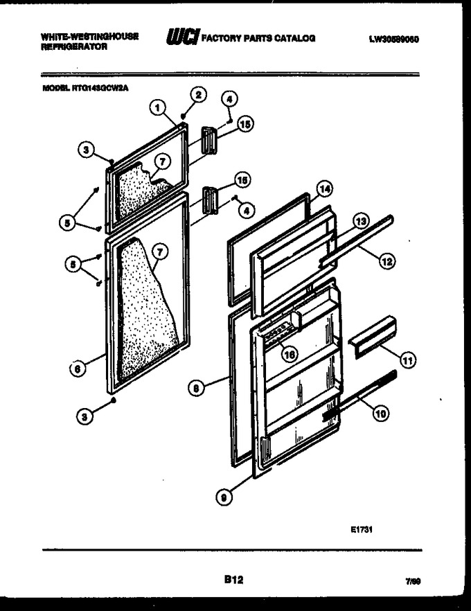 Diagram for RTG143GCW2A