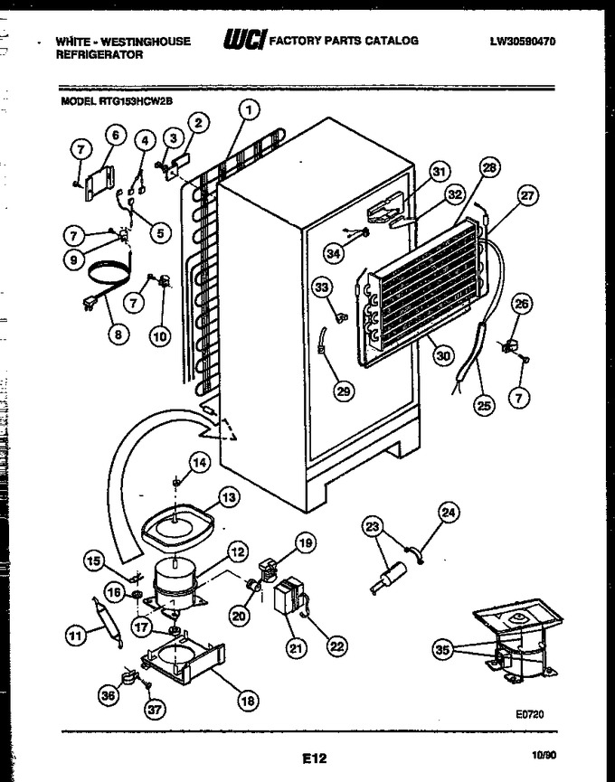 Diagram for RTG153HCW2B