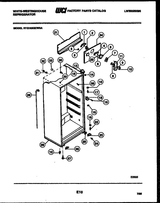Diagram for RTG163GCH3A