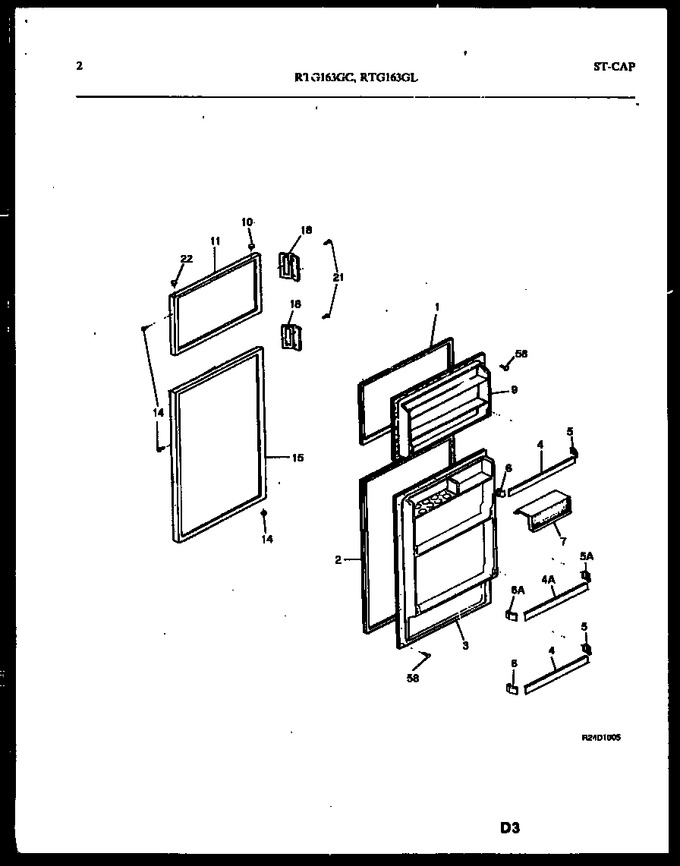 Diagram for RTG163GCW3B