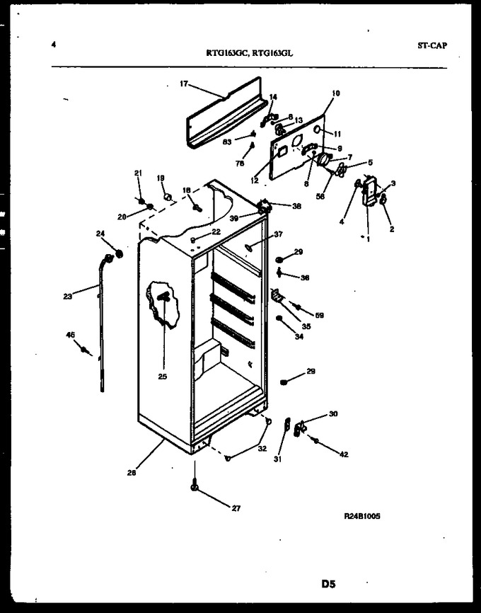 Diagram for RTG163GCW3B