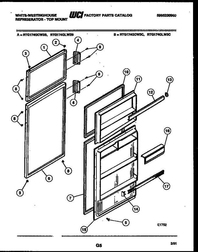 Diagram for RTG174GCF3C