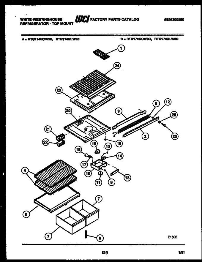 Diagram for RTG174GCF3C